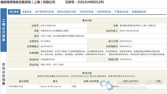 FB没来中国不代表Oculus不来 Oculus消费版或在中国销售